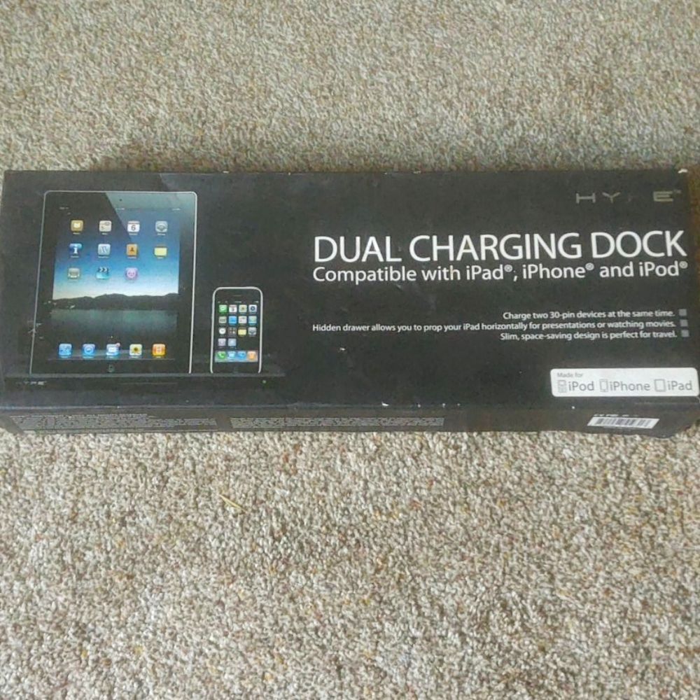 Dual charging dock